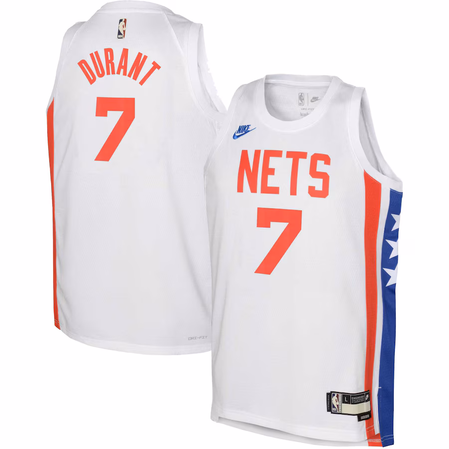 Kevin Durant Brooklyn Nets Youth 2022/23 Swingman Classic Edition Jersey