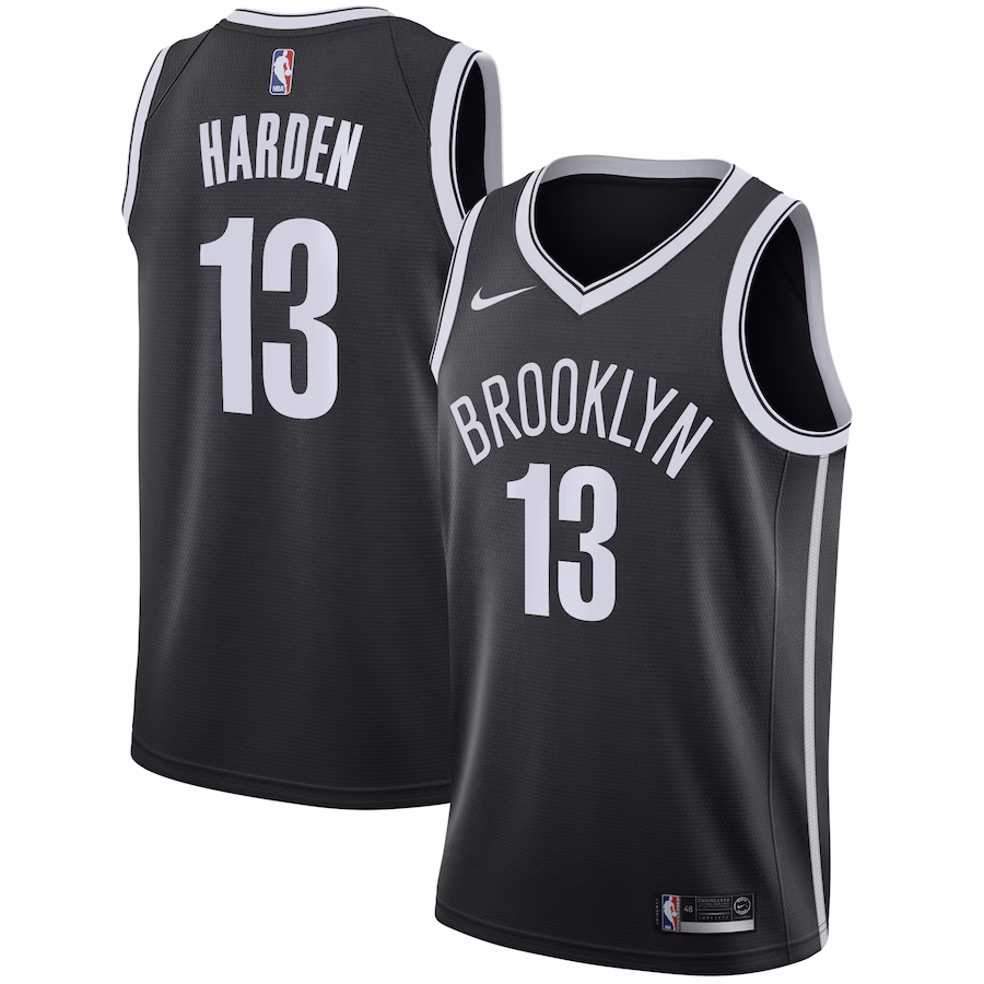 James Harden Brooklyn Nets 2020/21 Swingman Jersey - Icon Edition - Black