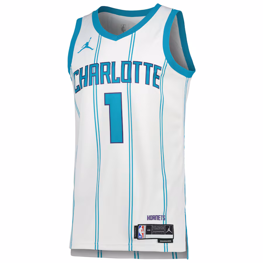 LaMelo Ball Hornets Jordan Brand Association Edition Trikot (Herren & Damen)