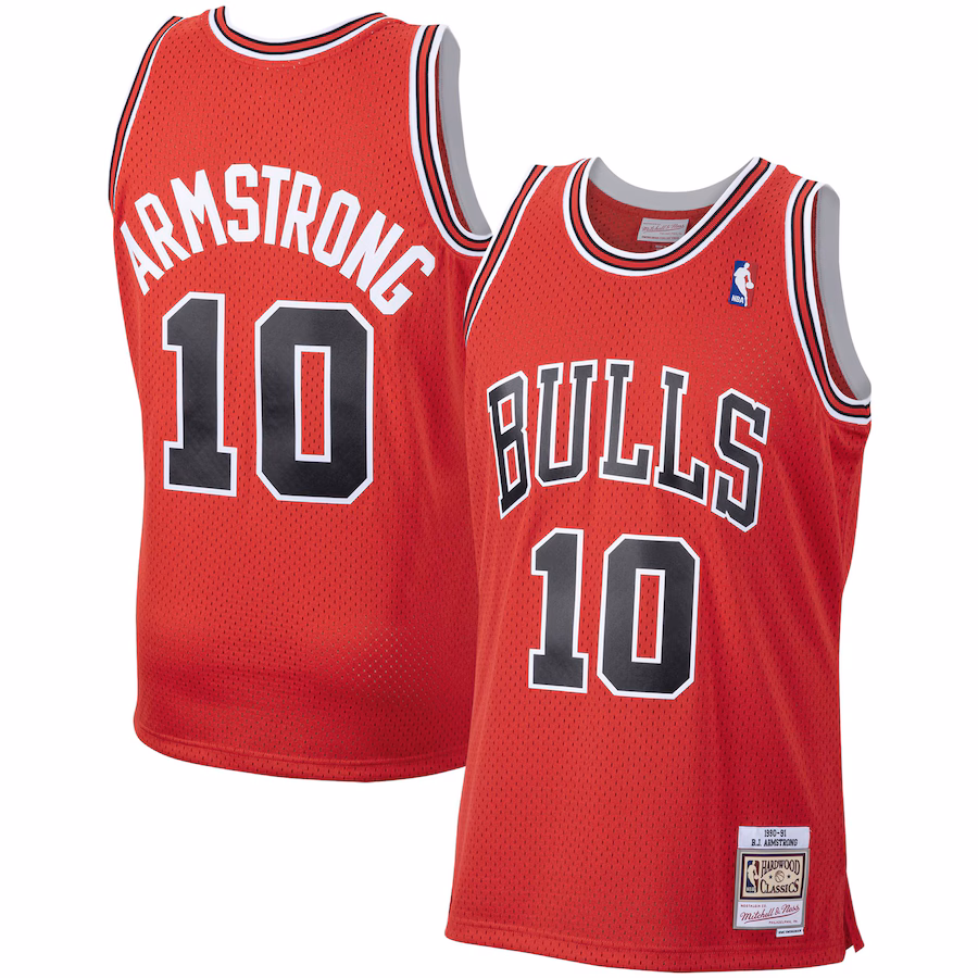 B.J. Armstrong Bulls Mitchell & Ness 1990-91 HWC Retro Jersey