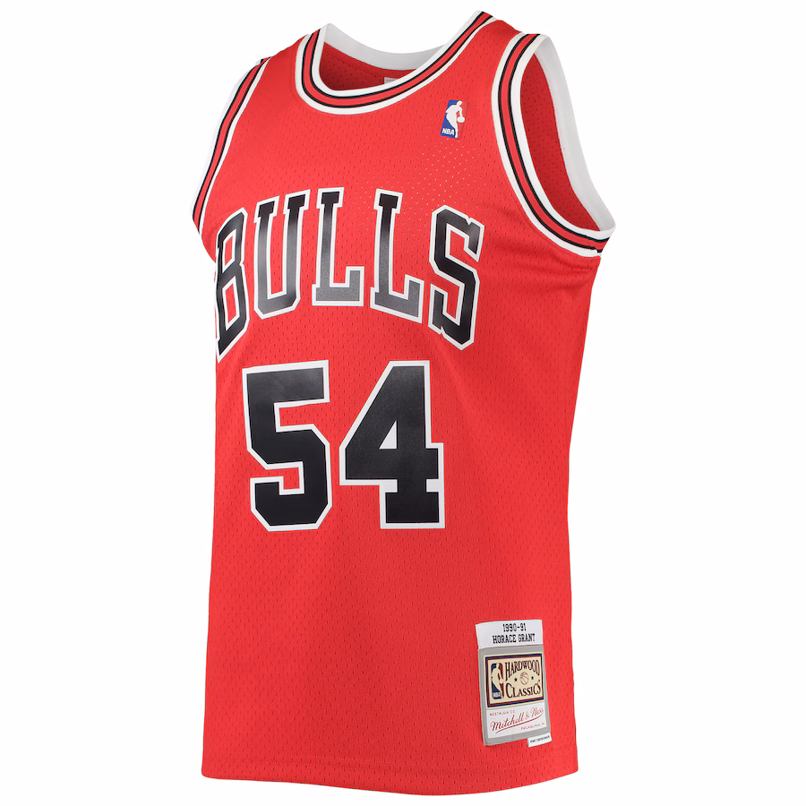 Horace Grant Maglia Swingman Vintage Dark 1990/91 dei Chicago Bulls Mitchell & Ness - Rosso