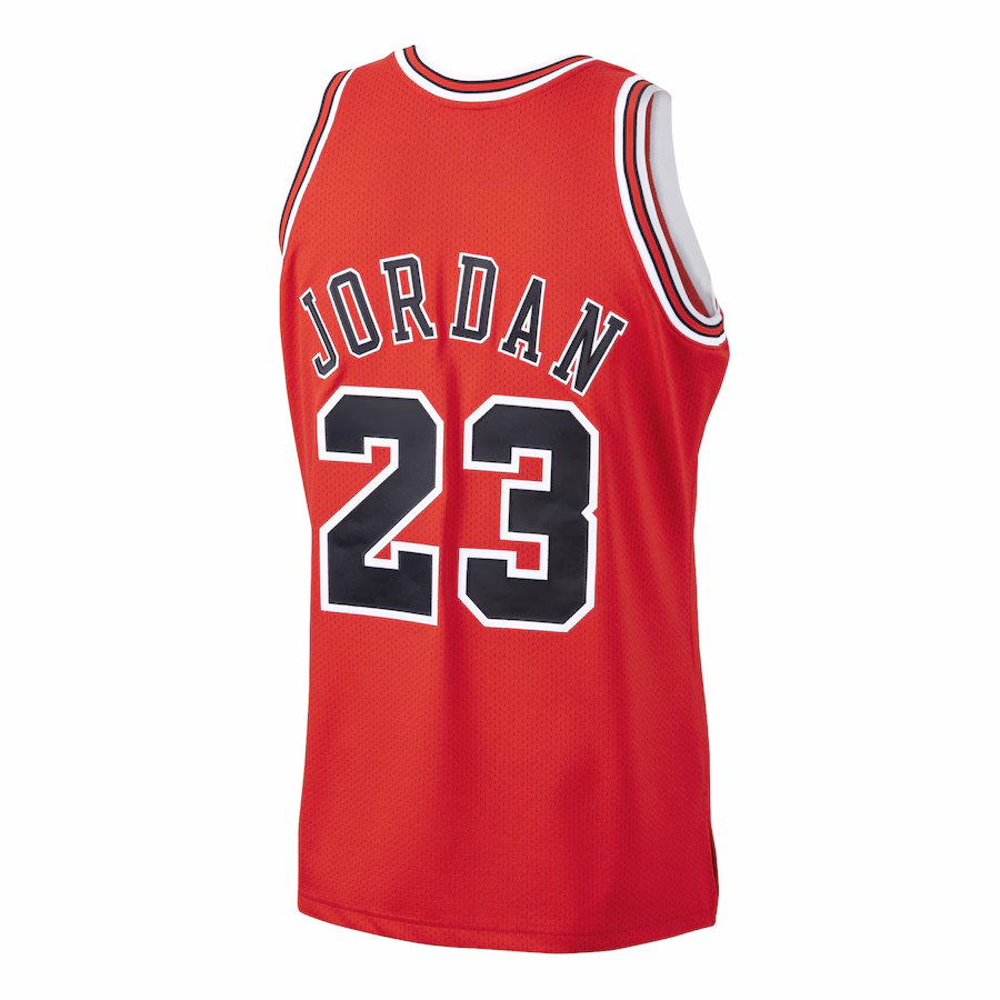 Michael Jordan Maillot des Hardwood Classics 1997/98 des Chicago Bulls Mitchell & Ness - Ecarlate