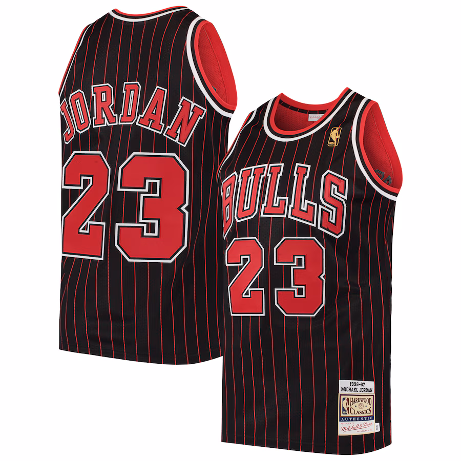 Michael Jordan Chicago Bulls Mitchell & Ness 1996/97 Hardwood Classics Jersey - Black