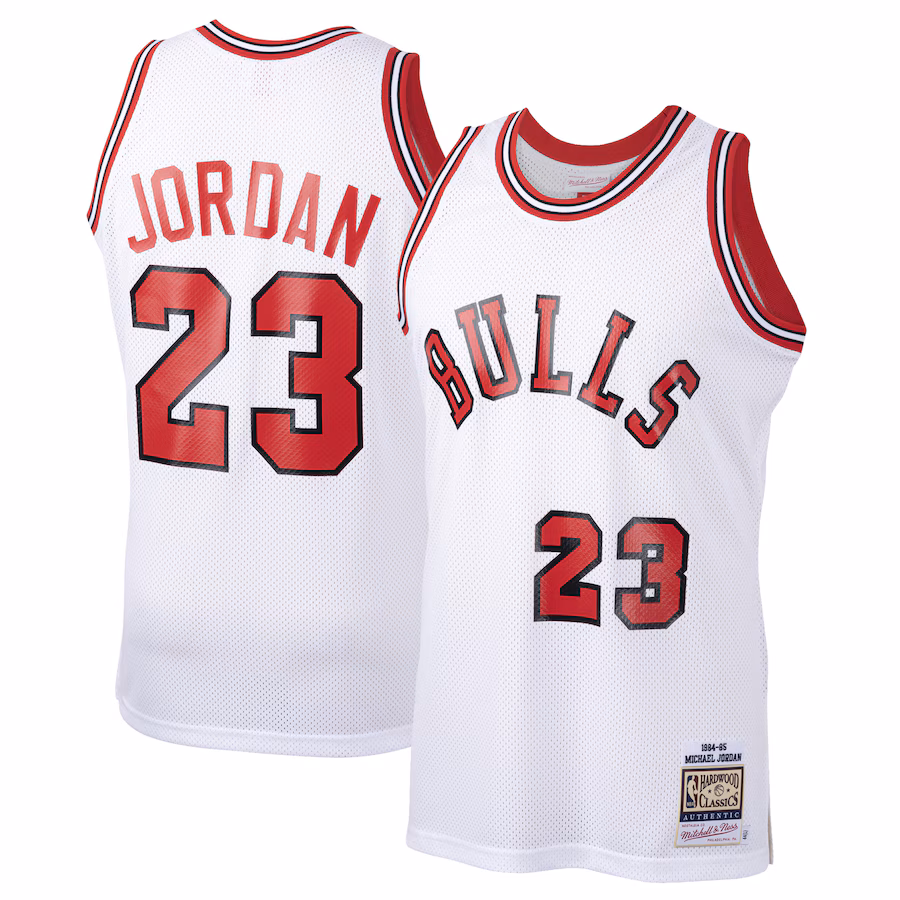 Michael Jordan Chicago Bulls Mitchell & Ness 1984/85 Classic Rookie Jersey - White