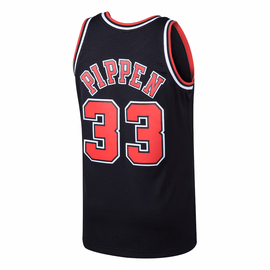 Scottie Pippen Maglia Swingman Hardwood Classics 1997/98 dei Chicago Bulls Mitchell & Ness - Nero