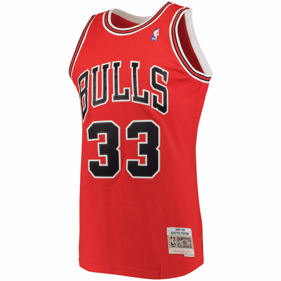 Scottie Pippen Maillot Swingman des Hardwood Classics 1997/98 Grand et Grand-Taille des Chicago Bulls Mitchell & Ness - Rouge