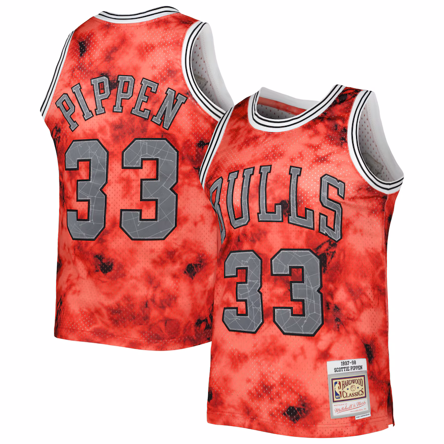 Scottie Pippen Chicago Bulls Mitchell & Ness 1997/98 Galaxy Swingman Jersey - Red