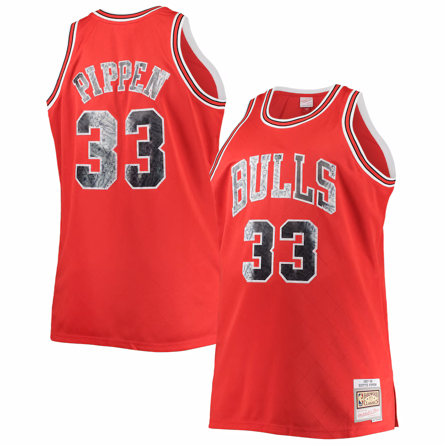 Scottie Pippen Chicago Bulls Mitchell & Ness Big & Tall 1997/98 NBA 75th Anniversary Diamond Edition Jersey