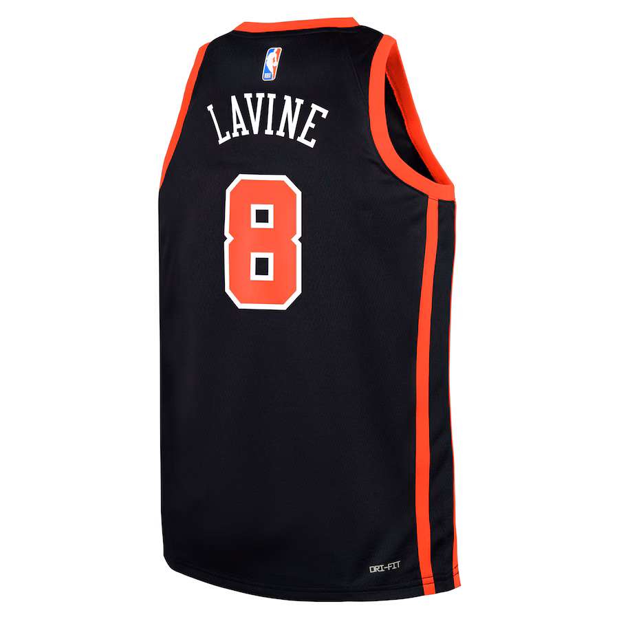 Zach LaVine Chicago Bulls Youth Swingman Replica Jersey - City Edition - Black