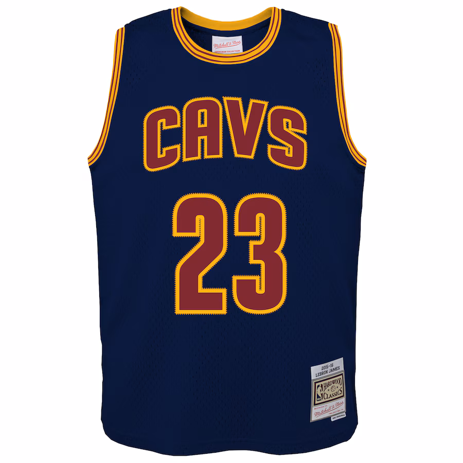 LeBron James Cleveland Cavaliers Mitchell & Ness Jugend 2015/16 Hardwood Classics Swingman-Jersey - Marineblau
