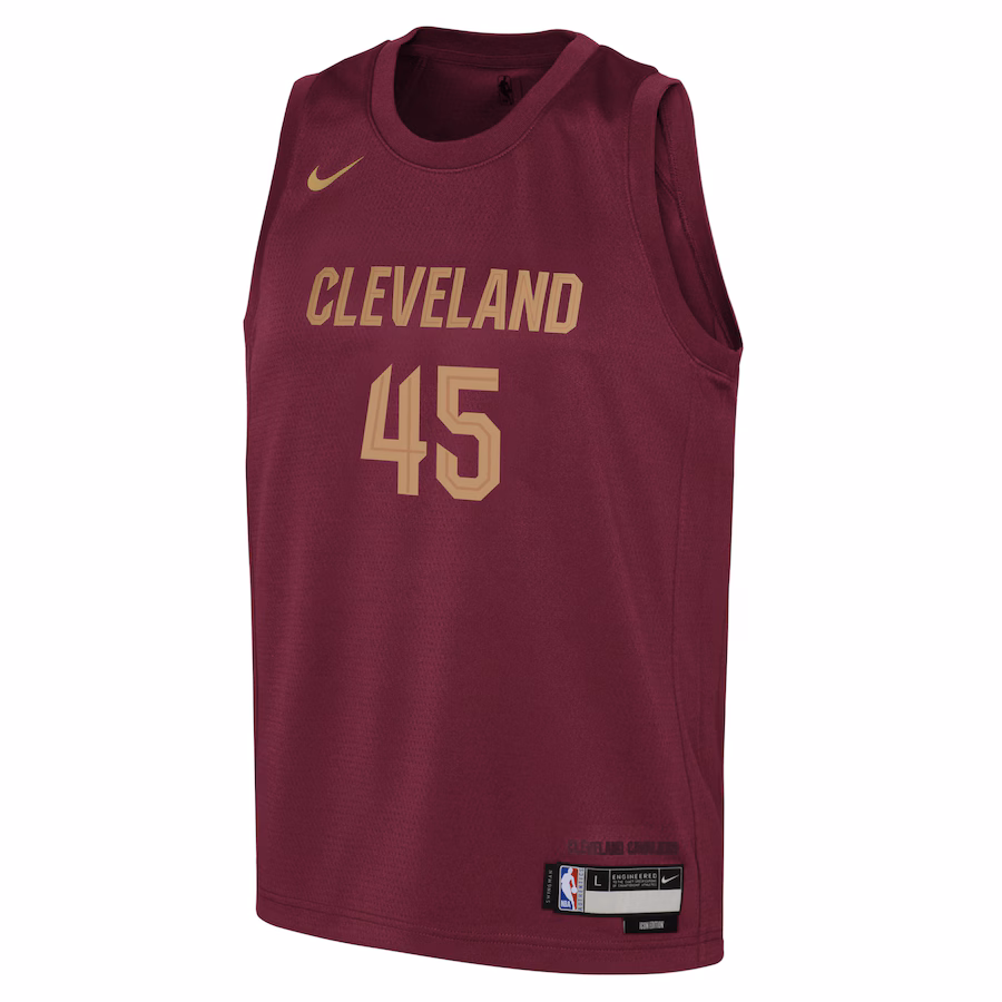Donovan Mitchell Cleveland Cavaliers Youth Swingman Jersey - Icon Edition - Burgundy