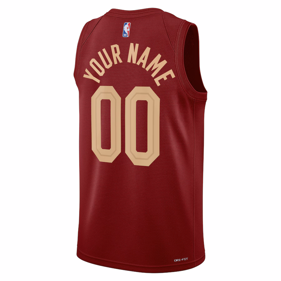 Cleveland Cavaliers Unisex Swingman Customized Jersey - Icon Edition - Burgundy