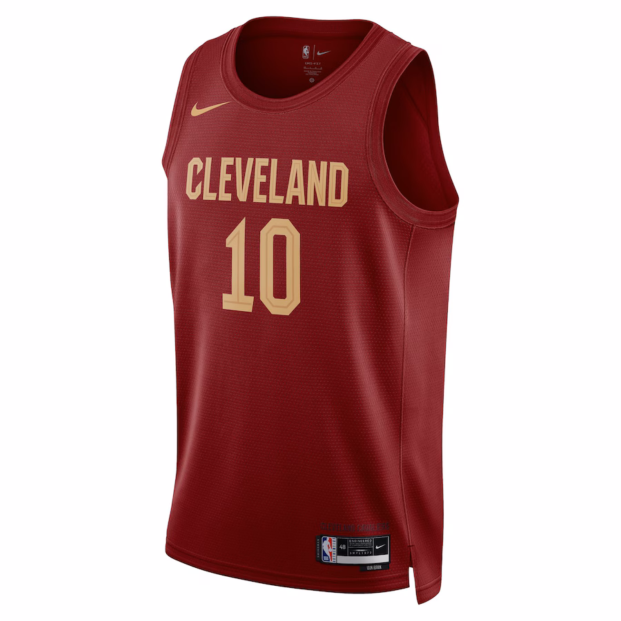 Darius Garland Maillot Swingman Unisexe des Cleveland Cavaliers - Édition Icône - Bourgogne