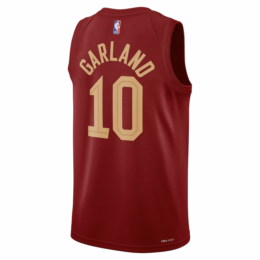 Darius Garland Maillot Swingman Unisexe des Cleveland Cavaliers - Édition Icône - Bourgogne