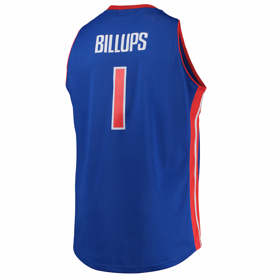 Maillot Chauncey Billups Detroit Pistons Mitchell & Ness Big & Tall 2003/04 Hardwood Classics Swingman