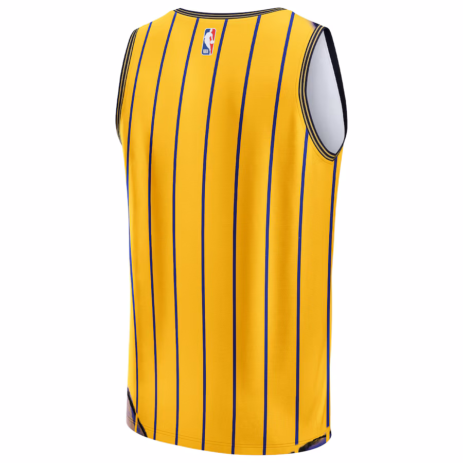 Indiana Pacers, NBA and KidSuper Studios Unisex Hometown Jersey - Gold