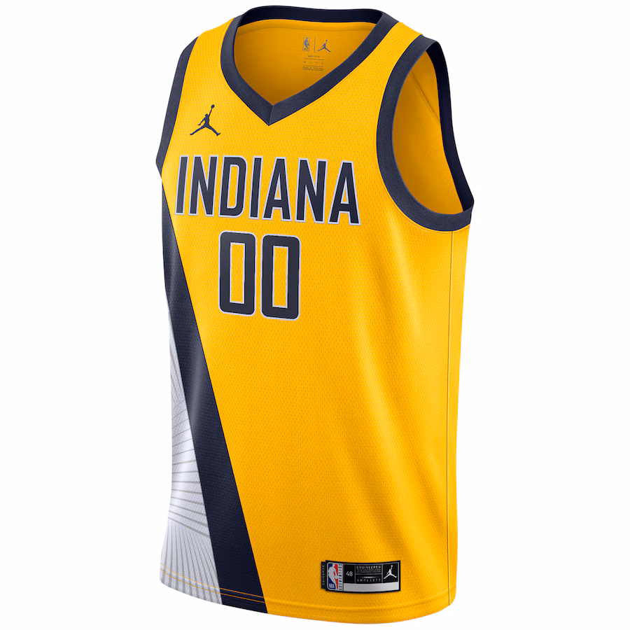 Indiana Pacers Jordan Brand Swingman Custom Jersey - Statement Edition - Gold