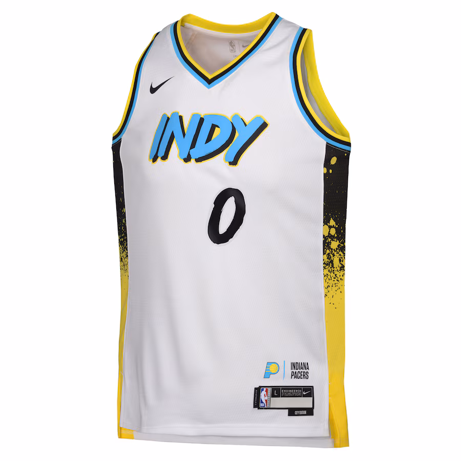 Tyrese Haliburton Indiana Pacers Youth 2024/25 City Edition Swingman Jersey
