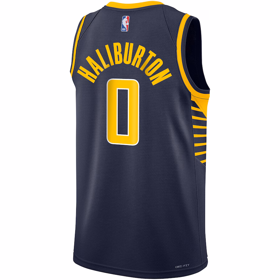 Tyrese Haliburton, Maglia Swingman per i giovani degli Indiana Pacers - Edizione Icona - Blu marinaio
