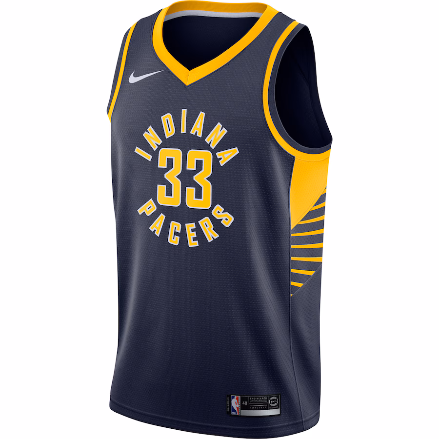 Myles Turner, Maillot Swingman des Indiana Pacers - Édition Icône - Bleu marine
