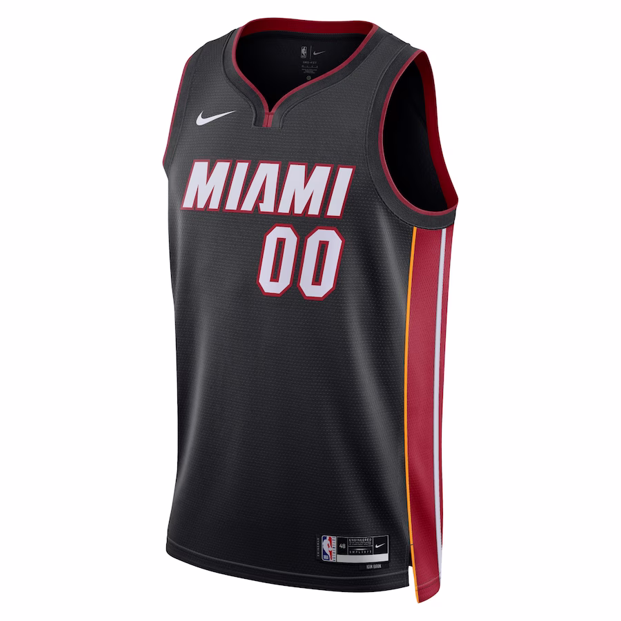 Miami Heat Unisex Swingman Custom Jersey - Icon Edition - Black