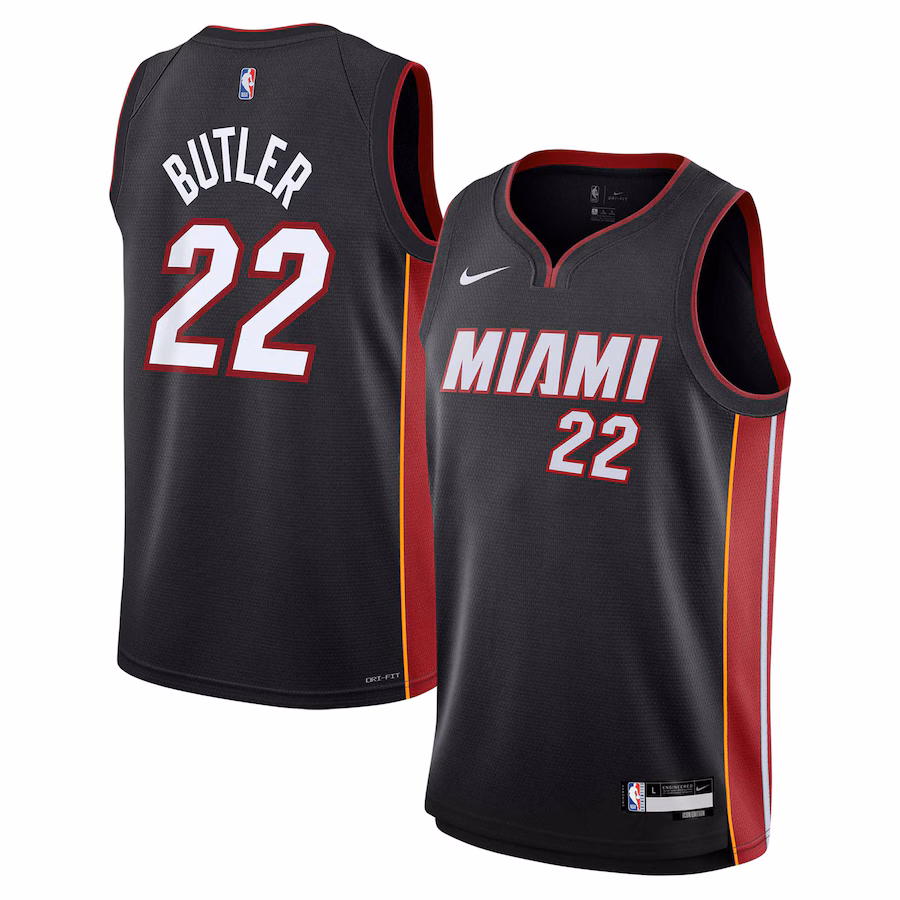 Jimmy Butler, Miami Heat Youth Swingman Jersey - Icon Edition - Black