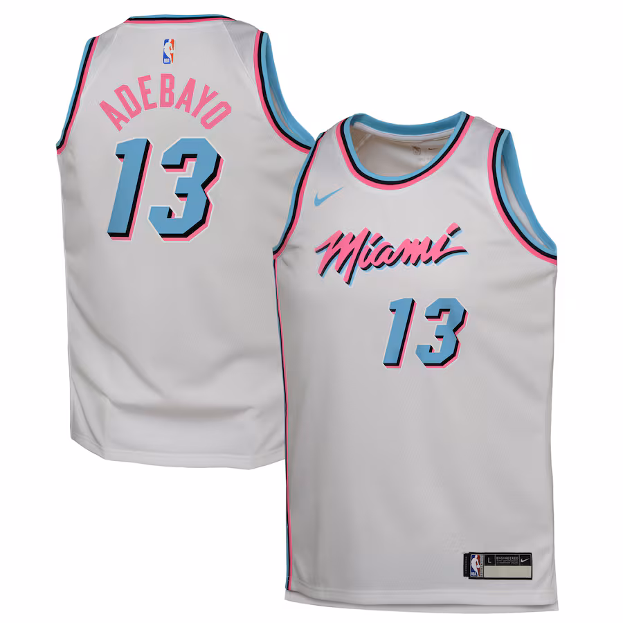 Bam Adebayo Miami Heat Youth 2024/25 City Edition Swingman Jersey