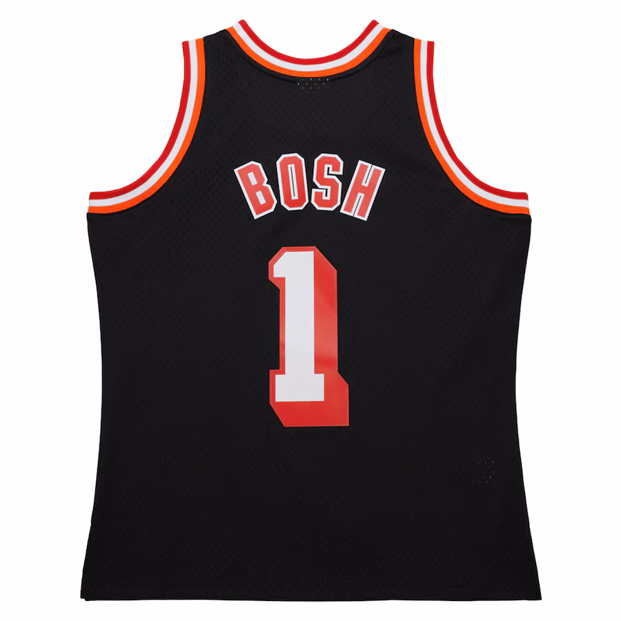 Chris Bosh, Miami Heat Mitchell & Ness 2013/14 Season Hardwood Classics Swingman Jersey - Black