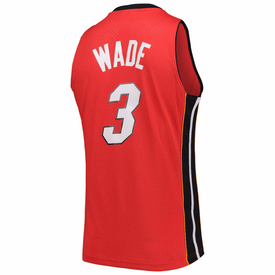 Camiseta Dwyane Wade Miami Heat Mitchell & Ness Big & Tall Hardwood Classics 2005/06