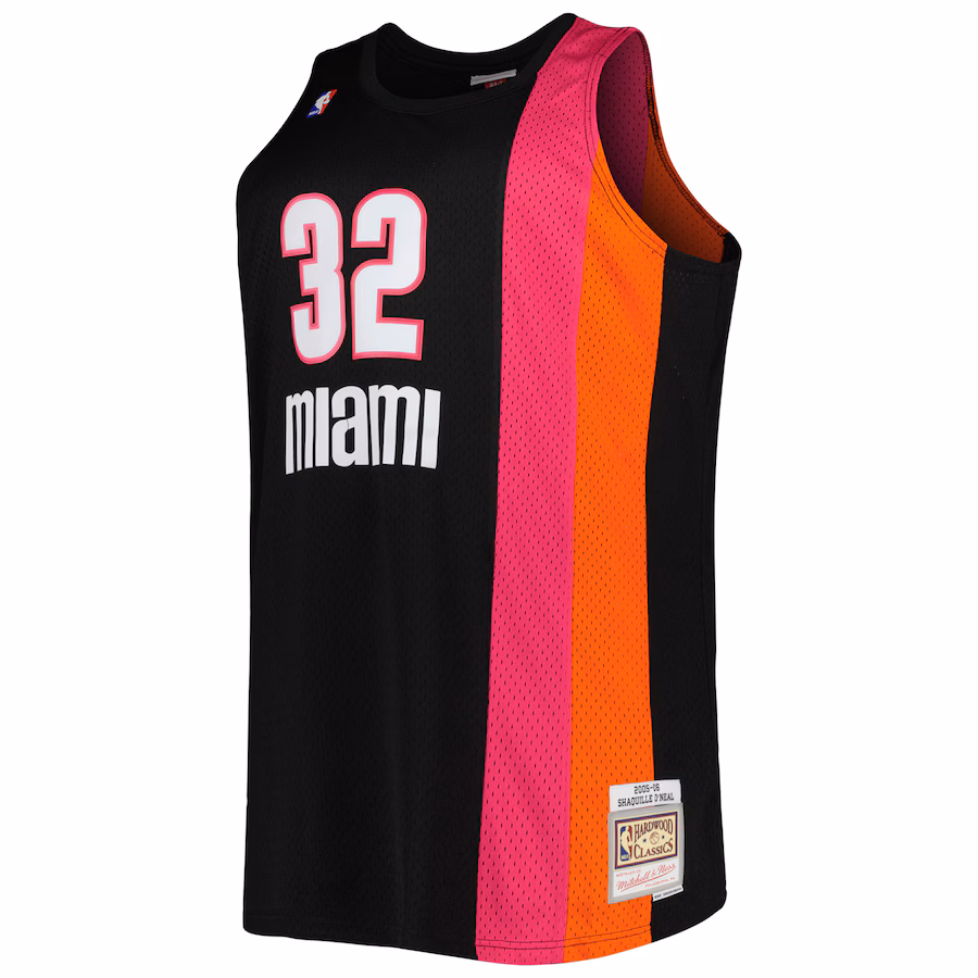Camiseta Shaquille O’Neal Miami Heat Mitchell & Ness Big & Tall Hardwood Classics 2005/06