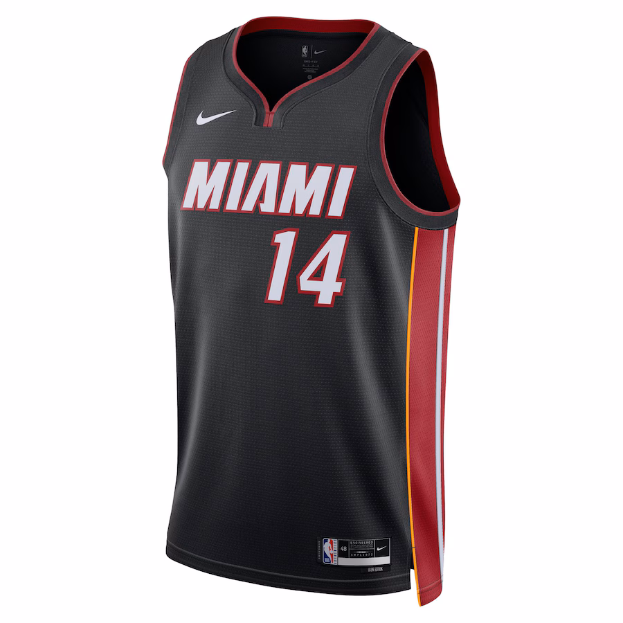 Tyler Herro, Camiseta Swingman uni-sexo de los Miami Heat - Edición Ícono - Negro