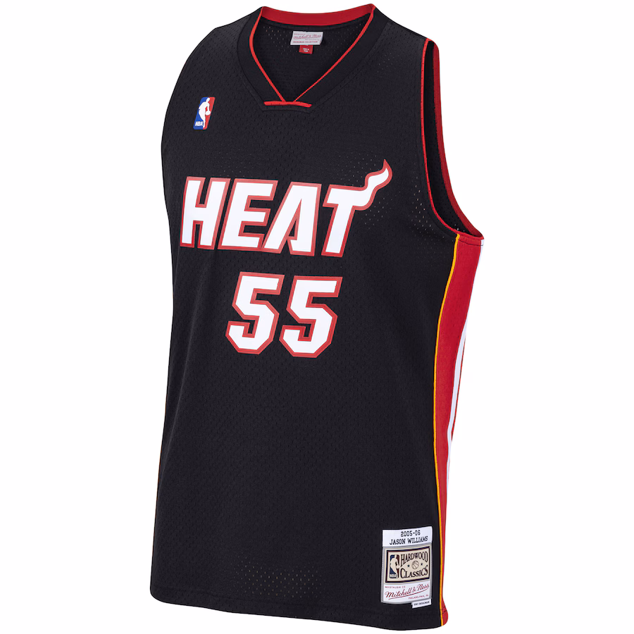 Jason Williams Miami Heat Mitchell & Ness 2005/06 Swingman Hardwood Classics Jersey