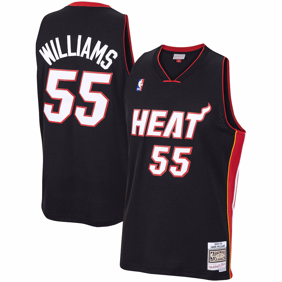 Jason Williams Miami Heat Mitchell & Ness 2005/06 Swingman Hardwood Classics Jersey