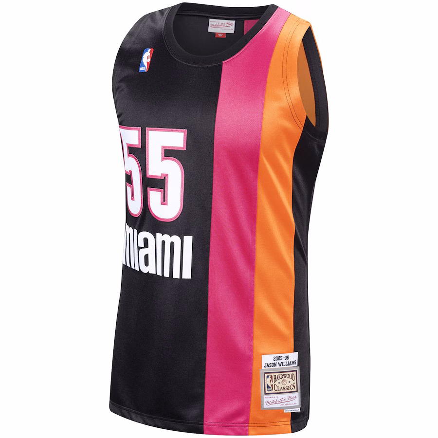 Jason Williams Miami Heat Mitchell & Ness 2005/06 Swingman Hardwood Classics Jersey