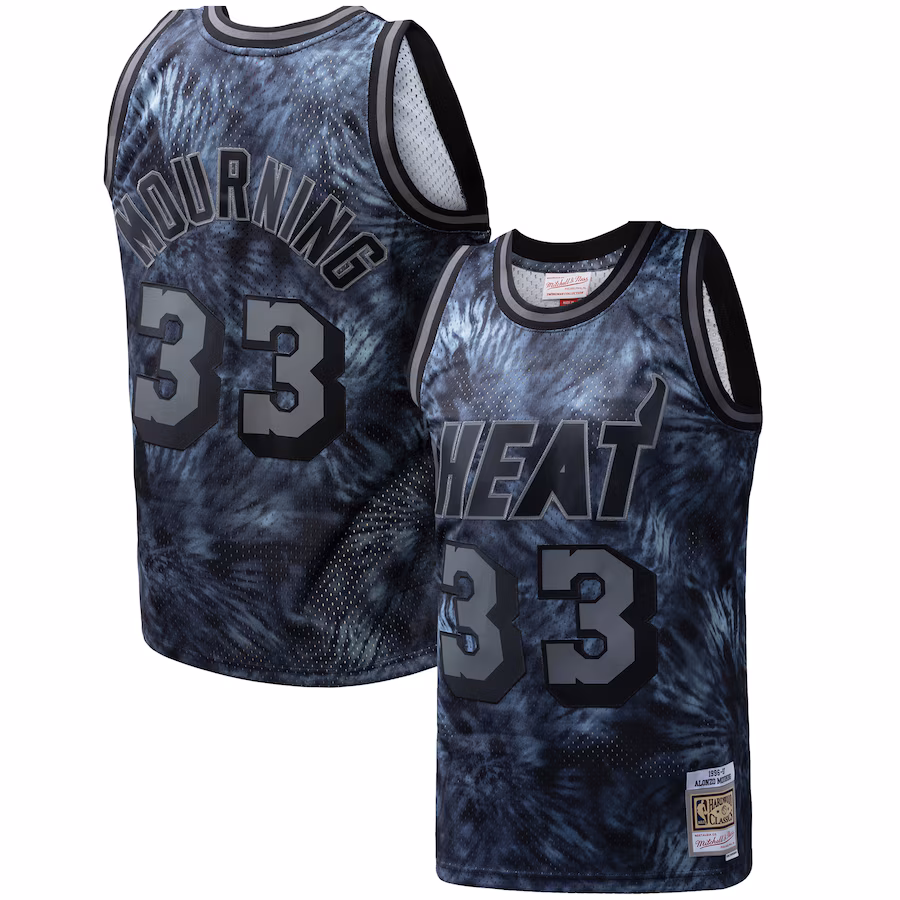 Alonzo Mourning Miami Heat Mitchell & Ness 1996/97 Hardwood Classics Swingman Jersey