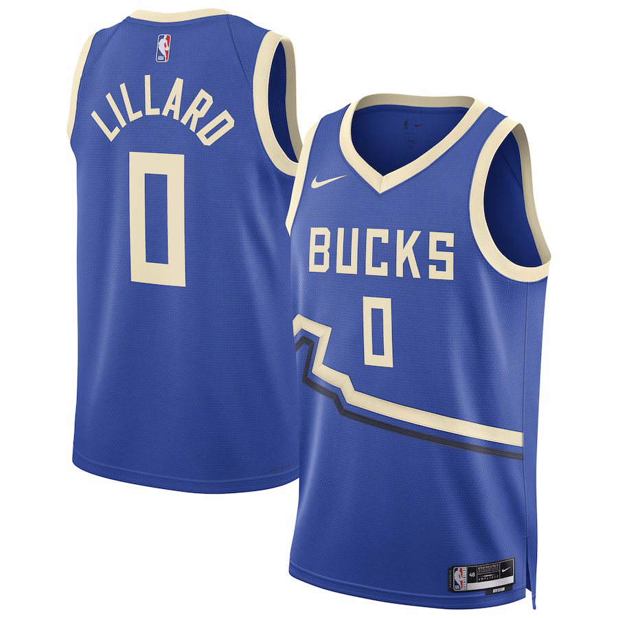 Damian Lillard Milwaukee Bucks Unisex 2024/25 City Edition Jersey
