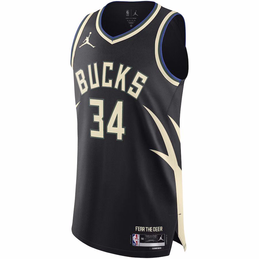 Jordan Giannis Antetokounmpo Bucks Trikot - Statement Edition