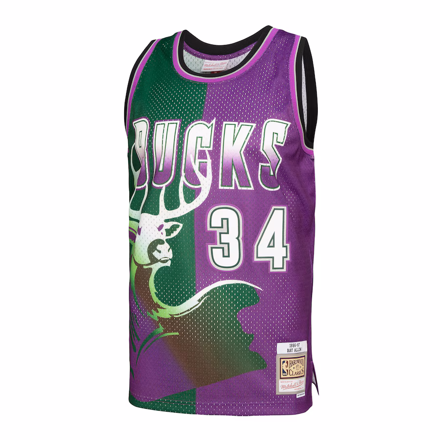Ray Allen Bucks Trikot 1996-97 - Mitchell & Ness HWC Retro