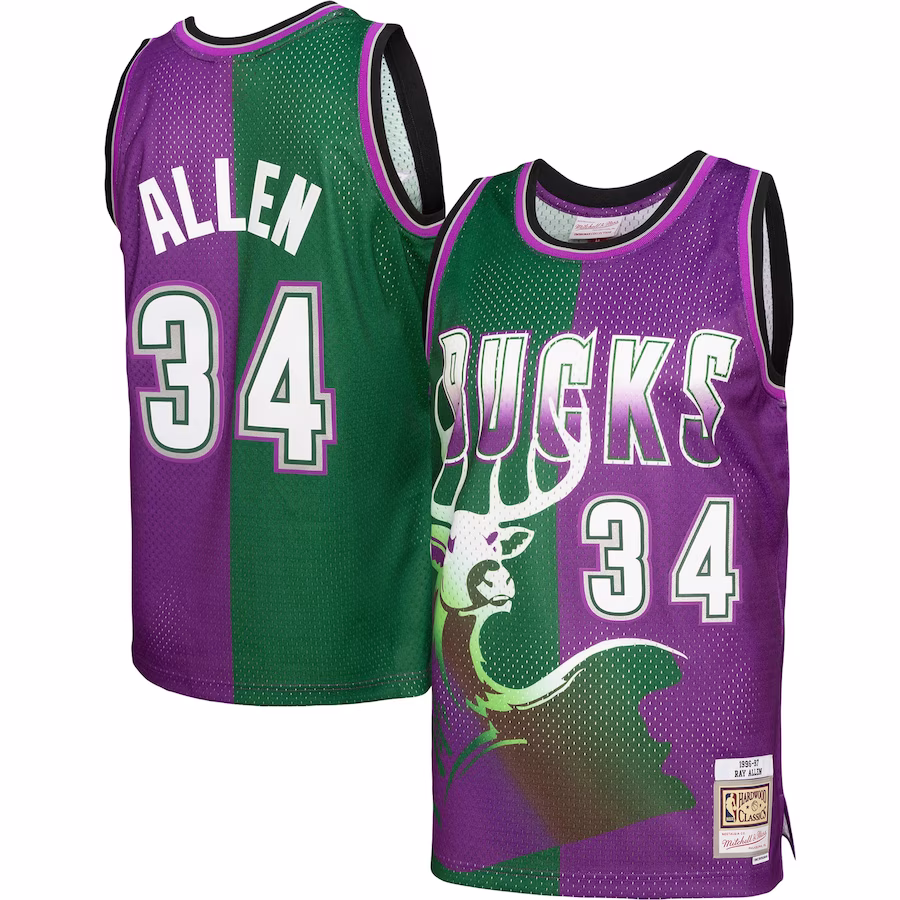 Ray Allen Bucks Trikot 1996-97 - Mitchell & Ness HWC Retro