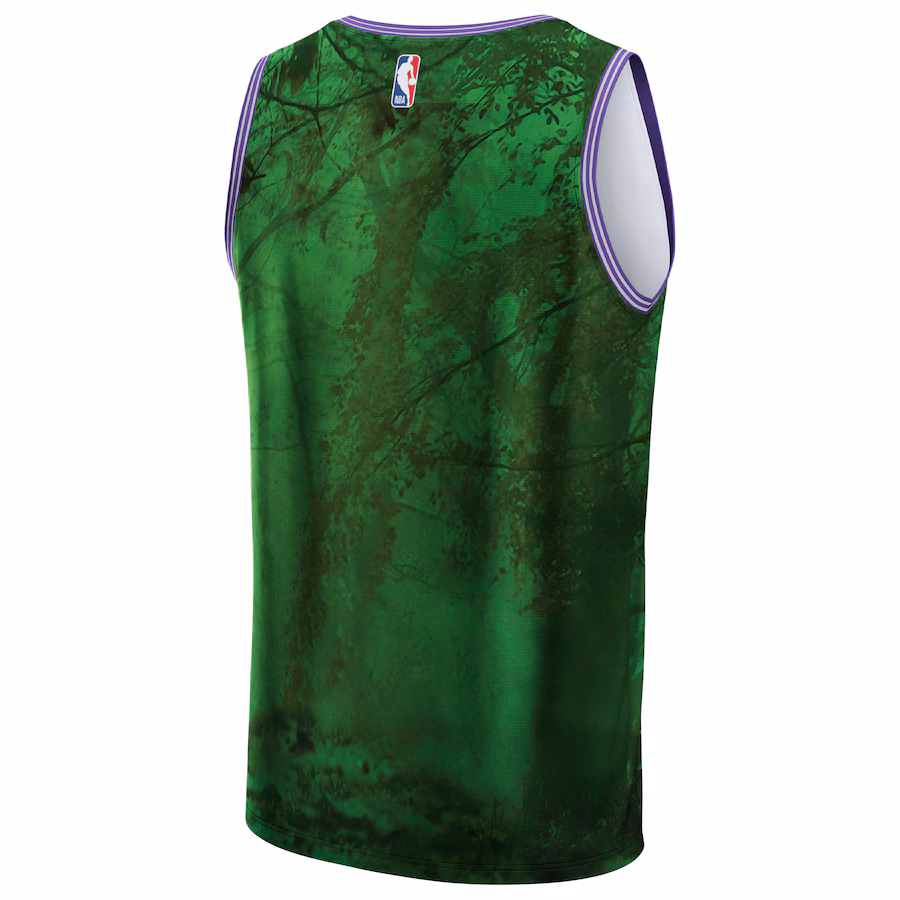 Milwaukee Bucks, NBA y KidSuper Studios Camiseta de la ciudad natal unisex - Verde