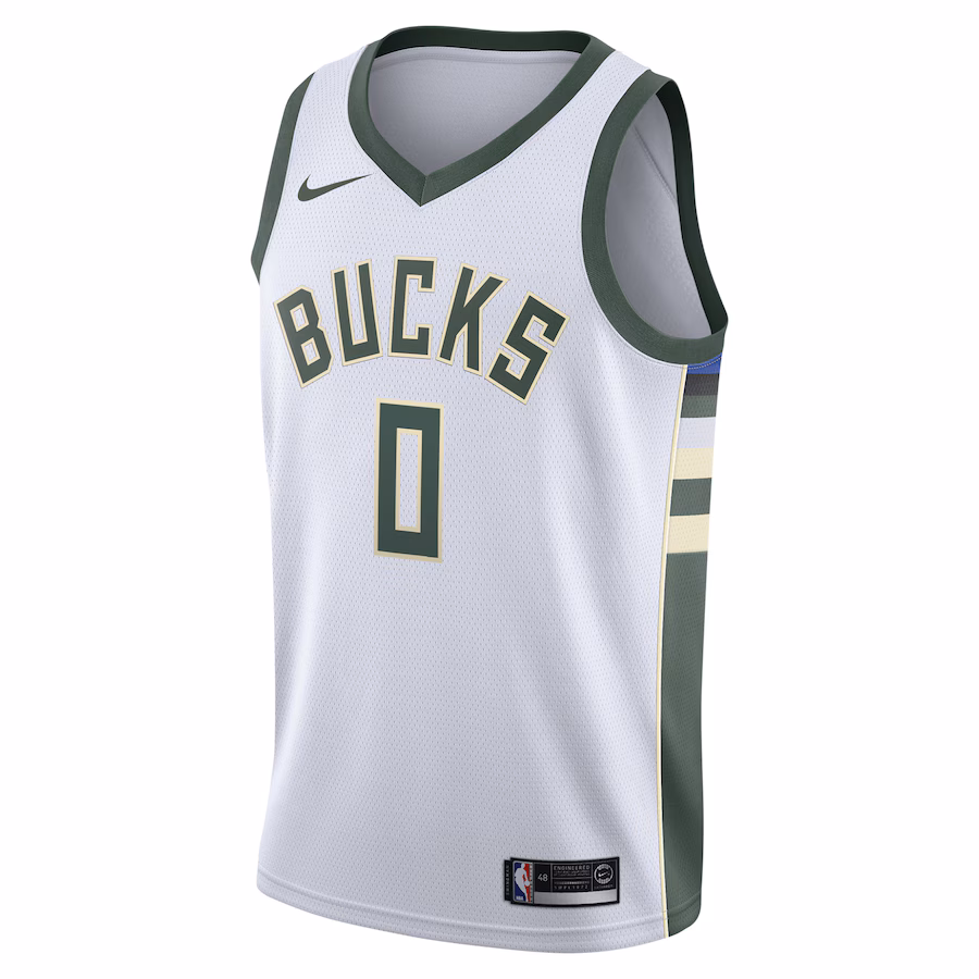 Maillot Association Swingman unisexe Milwaukee Bucks Damian Lillard