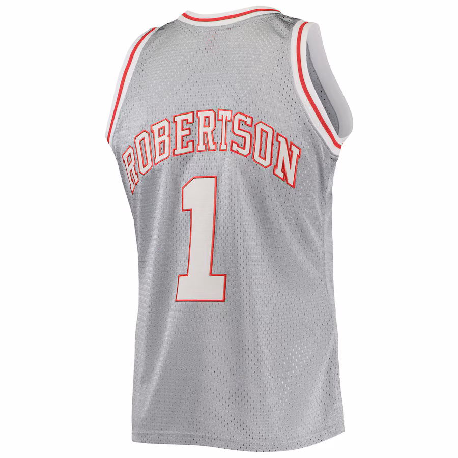 Maglia Swingman Hardwood Classics 75º anniversario Mitchell & Ness Milwaukee Bucks Oscar Robertson 1971/72