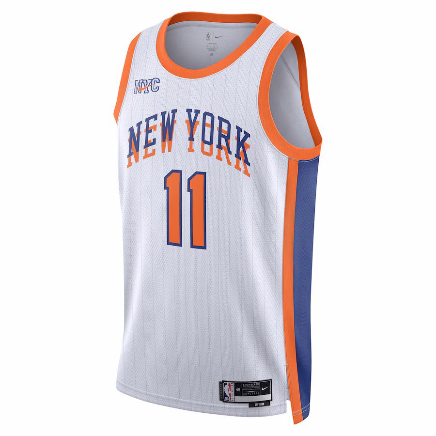 New York Knicks Jalen Brunson 2024/25 City Edition Trikot Weiß