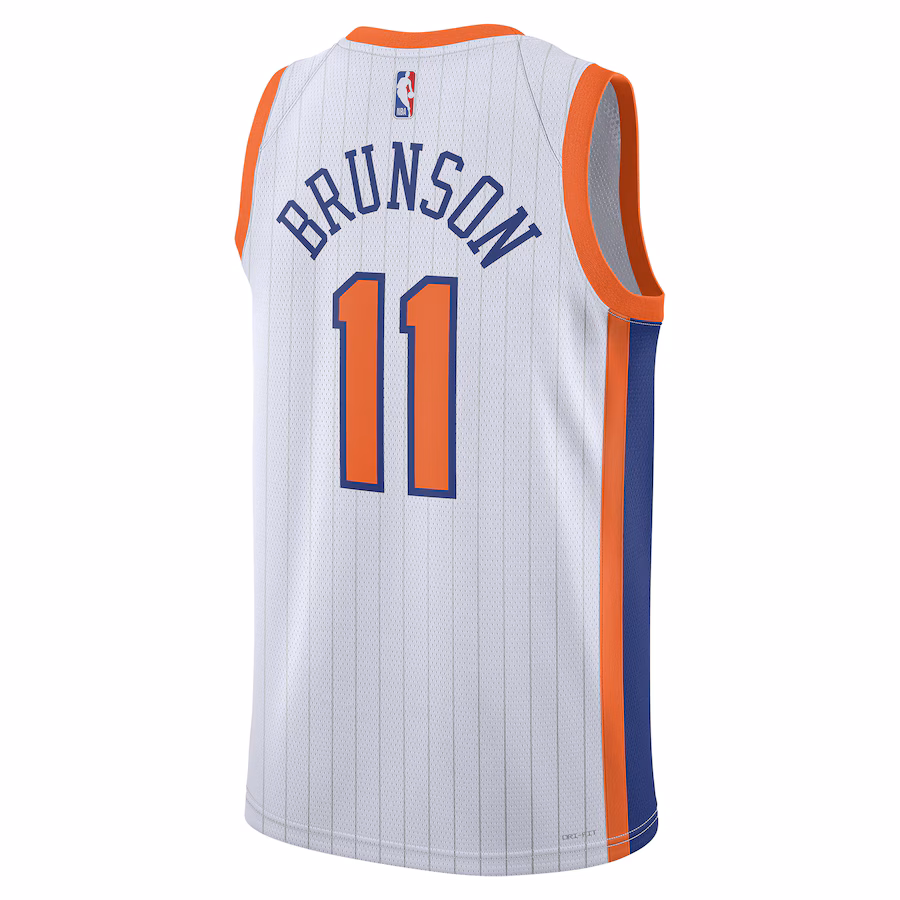 New York Knicks Jalen Brunson 2024/25 City Edition Trikot Weiß