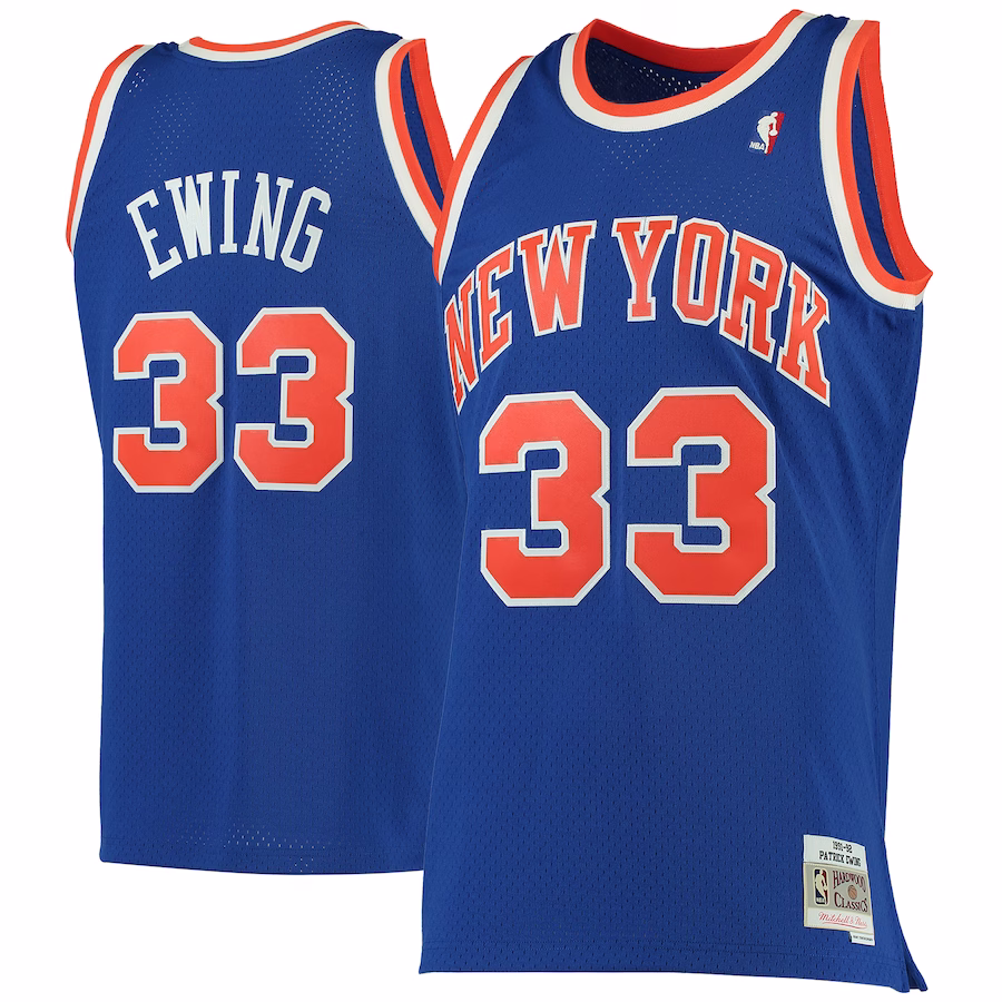 Patrick Ewing New York Knicks Mitchell & Ness 1991-92 HWC Retro Jersey