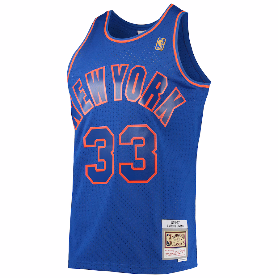 Patrick Ewing New York Knicks Mitchell & Ness 1996-97 HWC Retro Jersey