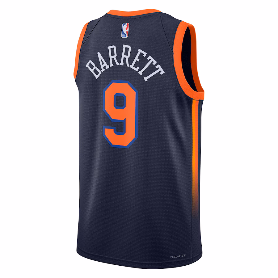 RJ Barrett New York Knicks Jordan Brand Unisex Statement Swingman Jersey