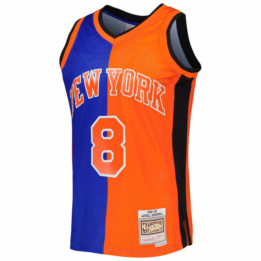Camiseta Mitchell & Ness Latrell Sprewell New York Knicks 1998/99 Hardwood Classics