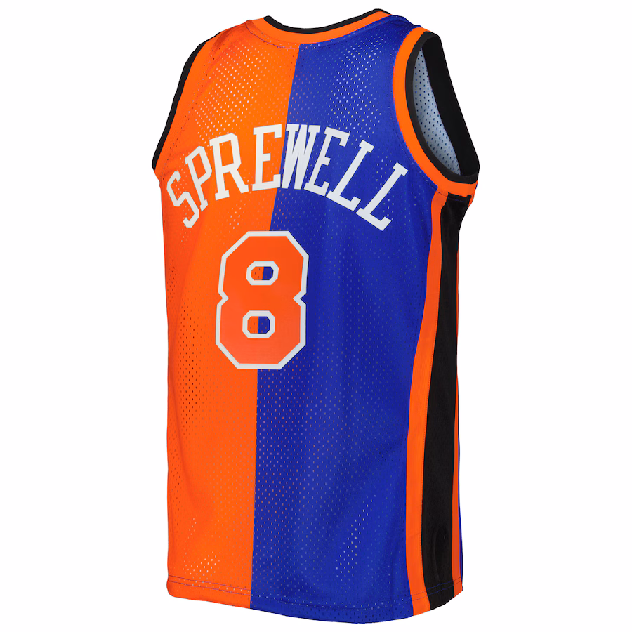 Camiseta Mitchell & Ness Latrell Sprewell New York Knicks 1998/99 Hardwood Classics