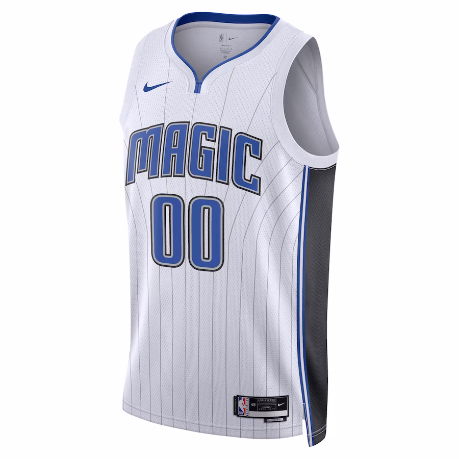 Orlando Magic Maillot Swingman Unisexe Personnalisé - Édition Association - Blanc